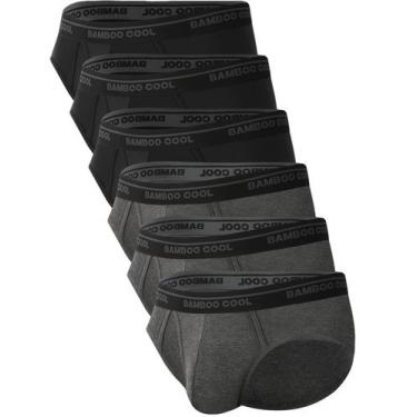 Imagem de Cueca íntima masculina BAMBOO COOL, respirável, macia e com mosca aber