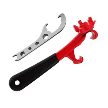 Imagem de Generic 2x Ferramenta de Abridor de Baldes Chave Removedora de Tampa de Metal Alumínio Ergonômico Loja Antiderrapante Abridores de Latas de Tinta Abridor de