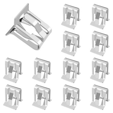 Imagem de SamWinGear 15 peças de clipes de metal e fixadores para painéis de porta de carro clipes de acabamento de painel para GMC Chevrolet Buick Saturn Pontiac Hummer elevador portão painel acabamento painel