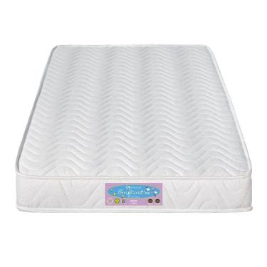 Imagem de Colchão Infantil para Berço de Espuma D18 70x10cm Enfant Branco