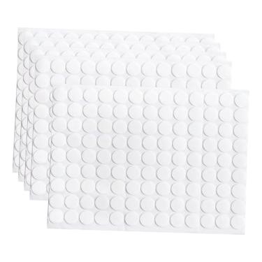 Imagem de WeiLaiKeQi Almofadas espaçadoras para móveis, almofadas de amortecimento multiuso de alto desempenho em EVA branco com 0,5 polegadas de diâmetro para pisos de, 5 Folhas