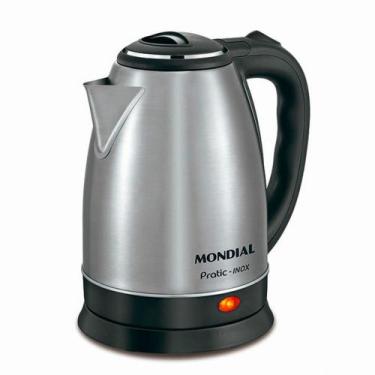 Imagem de Chaleira Eletrica Mondial 2Litros - 79520-02, Preto, Inox, 220V