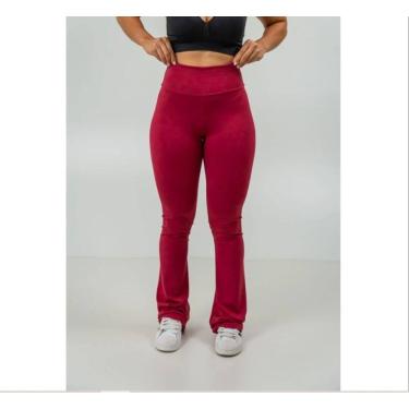 Imagem de Calça Flare Peluciada Feminina  Legg Bailarina Flanelada