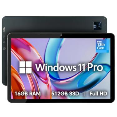 Imagem de Fusion5 Tablet PC profissional Windows 11 de 10,1 polegadas FWIN232 PRO NEO - RAM de 16 GB, SSD de 512 GB, Intel 13ª geração, Full HD, USB C, Micro HDMI - Computador tablet Windows ultrafino de 10