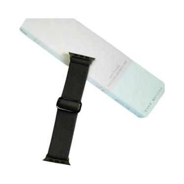 Imagem de Pulseiras De Nylon Para Apple Watch 45mm 44mm 42mm 49mm 38mm 40mm 41mm