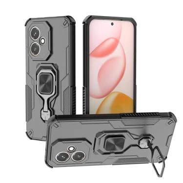 Imagem de SORAKA Capa para Honor 400 com suporte metálico giratório de 360 graus peça de ferro magnética para suporte magnético para telefone de carro