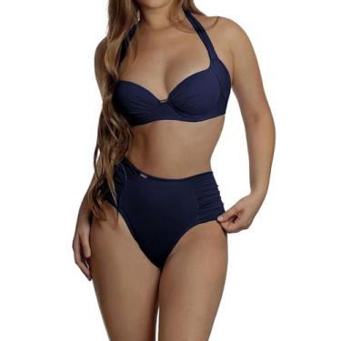 Imagem de Biquíni Plus Size com Bojo e Calcinha Borboleta clássica - Estigma, XG