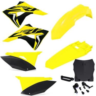 Imagem de Kit Plástico Biker Next Crf 230 Com Number Plate F1rst e Adesivos, Ama