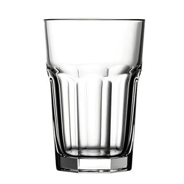 Imagem de Copo Alto De Vidro Grosso 355Ml Água Suco Grande Resistente - Lhermita