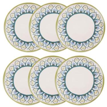 Imagem de Jogo de 6 Pratos Rasos 26 cm Oxford Flat Nisa