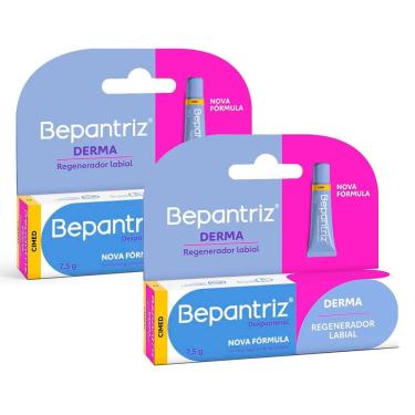 Imagem de Kit 2 Bepantriz Derma Regenerador Labial com 7,5ml