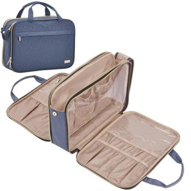 Imagem de Bolsa de higiene NISHEL Travel Makeup Bag Portable Cosmetic Pink