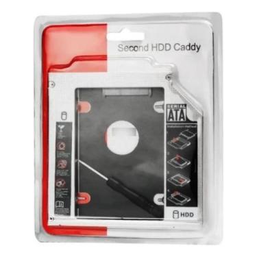 Imagem de Drive Caddy 12.7mm Para Hd Ou Ssd Notebook Entrada Sata - Genérica