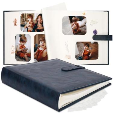 Imagem de Álbum de fotos de álbum de recortes Vienrose 12x12cm com 60 páginas az