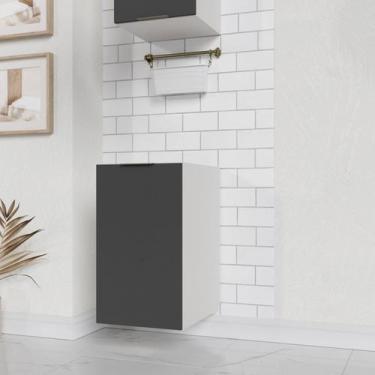 Imagem de Balcão 1 Porta 40cm sem Tampo sem Rodapé Puxador 150cm Ipanema CabeCas