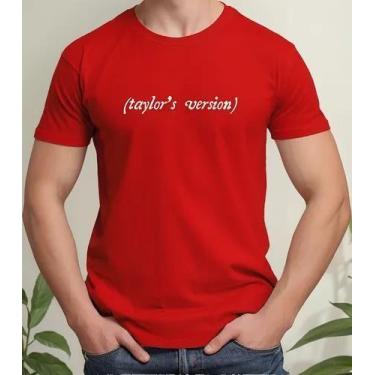 Imagem de Camiseta Camisa Adulto Feminina Masculina Algodão Taylo r Swi ft  Tayl