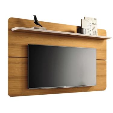 Imagem de Painel Suspenso Decorativo 1.8 TV até 70 Polegadas Kirby Cinamomo/Off White G26 - Gran Belo