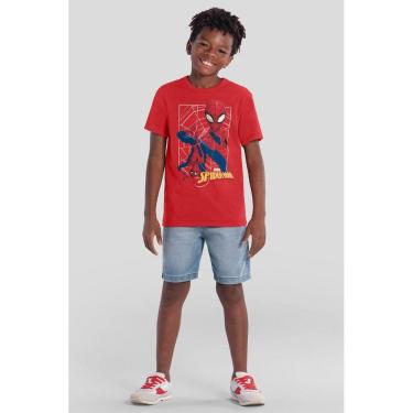 Imagem de Camiseta infantil menino do Homem-Aranha Brandili