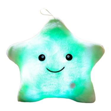 Imagem de Pelúcia Iluminada - Brinquedo Estrela De Pelúcia Para Crianças - Almofada Aconchegante de 23 cm para Crianças Aniversário Páscoa Natal Quarto Dormir