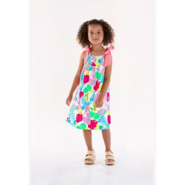 Imagem de Vestido Infantil em Meia Malha Up Baby, Branco, 6