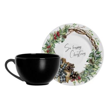 Imagem de Conjunto de 6 Xícaras de Chá com Pires Alleanza - Hope - Alleanza Cerâ