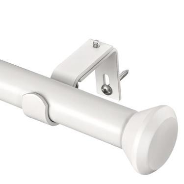 Imagem de Varões de cortina SIMEWIN Heavy Duty, janela branca de 168-305 cm, de 