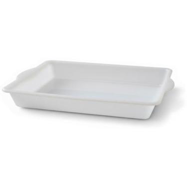 Imagem de Bandeja Plástica 2,4 Litros Multiuso Retangular Branca Reforçada Para 