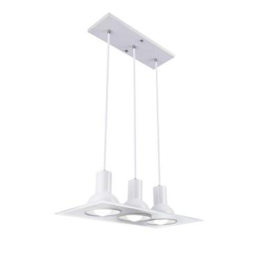 Imagem de Pendente Moderno Para Sala de Jantar 3 Lâmpadas Bivolt - Esquilos Shop