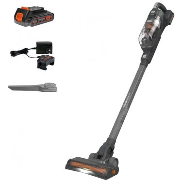 Imagem de Aspirador de Pó Sem Fio BLACK+DECKER POWERSERIES 20V MAX, Bastão Recarregável com Luzes LED no Chão, Leve e Antiemaranhado
