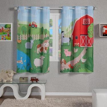 Imagem de Cortina Estampada 200X150 Quarto Infantil - Moro Confecções