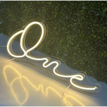Imagem de Painel Led Neon One De Ps Cristal Quente Ou Frio 45cm - Comercial Luvi