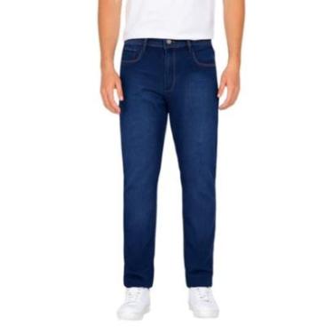 Imagem de Calça Jeans Masculina Lado Avesso Rodrigo Intense Azul LH20-Masculino
