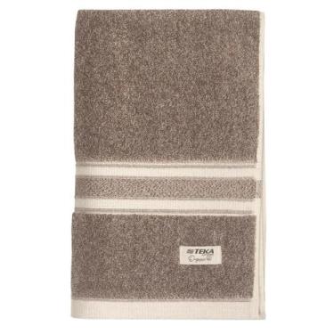 Imagem de Toalha de Banho Algodão Orgânico Marrom 67x140cm 500g Teka