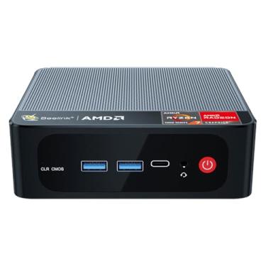 Imagem de Beelink Mini PC AMD Ryzen 7 5800H PRO até 4,4GHz 8C/16T, mini computador 32GB DDR4 RAM/500GB M.2 SSD Graphics 8 core 2000 MHz Wifi6/BT5.2/HDMI+DP+Tipo-C, suporta monitores triplos 4K