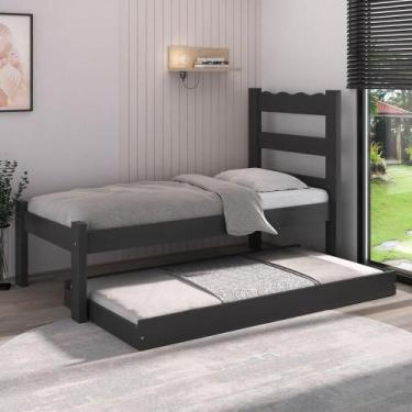 Imagem de Bicama De Madeira Maciça Para Colchão 78/88x188cm Multimóveis Cr35257 