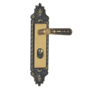 Imagem de Fechadura Externa Espelho Aço 40mm Mgm Colonial