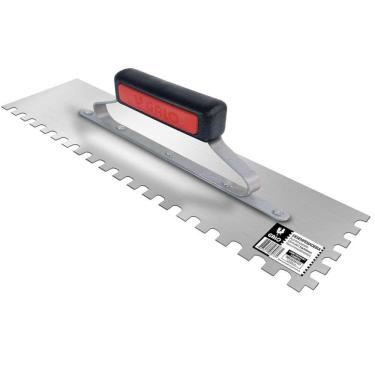 Imagem de Desempenadeira De Aço Temperado Dentada 120x400mm - 00307-03 - Galo