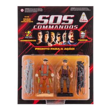 Imagem de SOS COMMANDOS - J.DEAN vs JACKALL (FIGURAS E ACESSORIOS) - GULLIVER