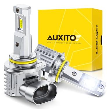 Imagem de AUXITO Lâmpada 9006-30000 lúmens 6500K branca, tamanho mini OEM, fácil instalação Plug & Play, substituição de luz de neblina de halogênio, sistema CANBUS sem erros, pacote com 2