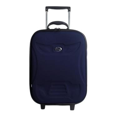 Imagem de Mala de Bordo 10Kg padrão ANAC forrada e Resistente (Azul)