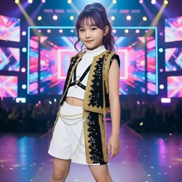 Imagem de Fantasia Infantil Guerreiras Do Kpop Festa Halloween + Trança (Rumi, 12)