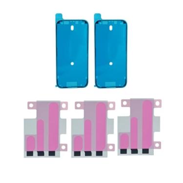 Imagem de MEEFIX Kit de adesivo de tela e cola de bateria para iPhone 16 Pro – Tiras de vedação impermeáveis pré-cortadas para A3294 A3083 A3292 A3293