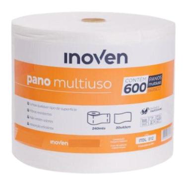 Imagem de Pano de Limpeza Multiuso Perfex Rolo 20X240m Inoven 40 cm largura 600 