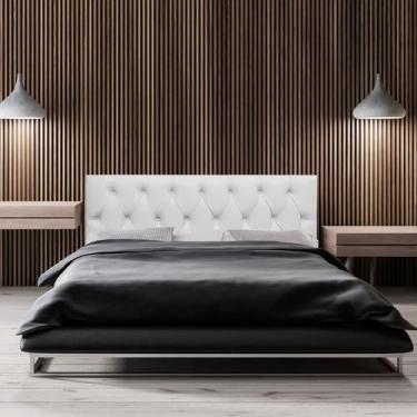 Imagem de Cabeceira Casal Luna Branco  140 X 60 Rbl, MDF/Pinus Tratado, Casal, 3