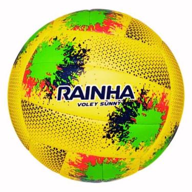 Imagem de Bola De Vôlei Rainha Sunny Costurada, Amarelo, Preto, Único, Homem