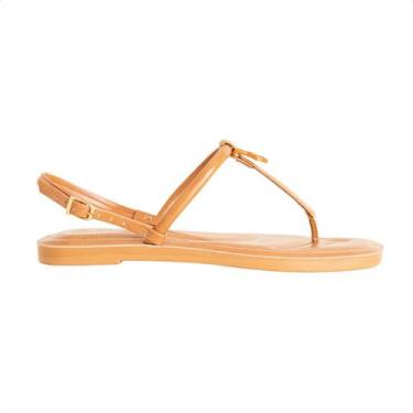 Imagem de Sandália Rasteirinha Dm Minimal Chic Caramelo, Intense mel, 34