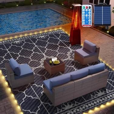 Imagem de Tapete ao ar livre Capybland 274x366cm Solar LED Waterproof