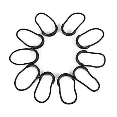 Imagem de 10pcs Black EDC Zipper Puxa Acessórios de Sacola de Roupas Ao Ar Livre Com Textura Não Deslizante