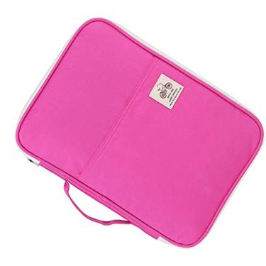 Imagem de 5 Cores A4 Saco de Documentos Pasta de Arquivo Organizador de Portfólio Com Zíper para Viagem de Negócios (3)