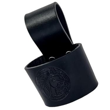 Imagem de Warreplica Suporte de martelo de couro polido de grão integral para cinto de ferramentas estojo de ferramentas coldre de martelo machado de batalha machado machado viking pequeno coldre de ferramentas